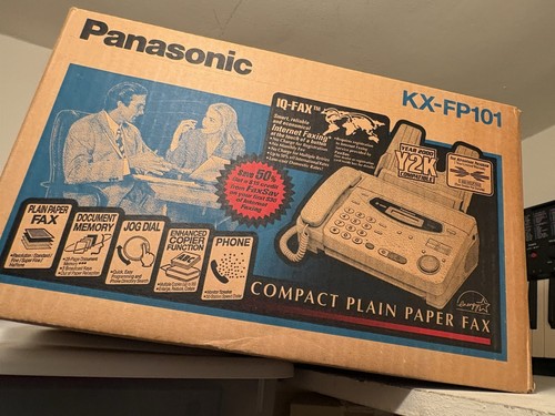 Fax panasonic fp101 compact - fax, kx-fp101
