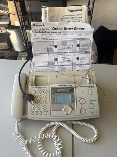 Panasonic fhd331 fax - kx-fhd331, e