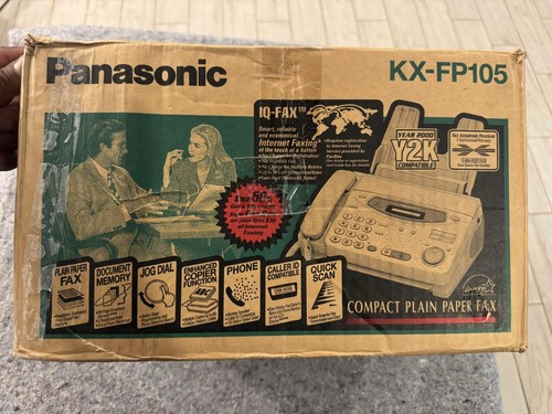 Panasonic fp105 fax - panasonic, iq-fax